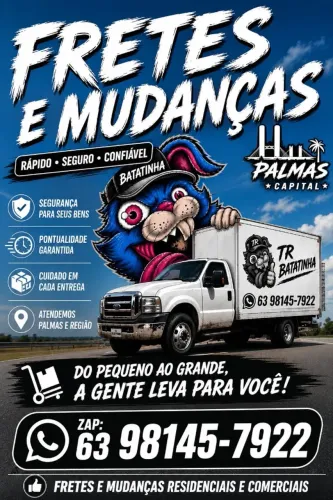 Frete em palmas para todos os estados brasileiros 