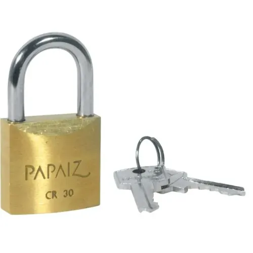 Cadeado Em Latão De Cr30 Linha Clássica Papaiz Cor Dourado