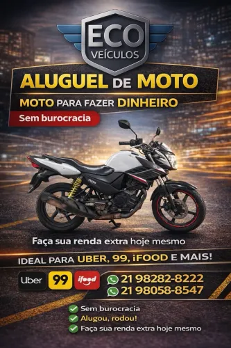 ALUGUEL DE MOTOS - SEM BUROCRACIA 