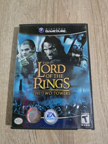 The Lord of the Rings Two Towers original americano completo de Nintendo Game Cube