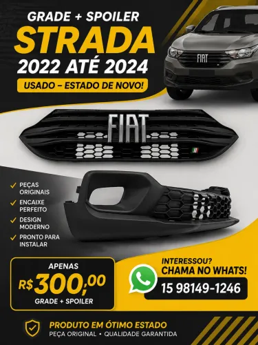 Grade + Spoiler Strada 2022 a 2024