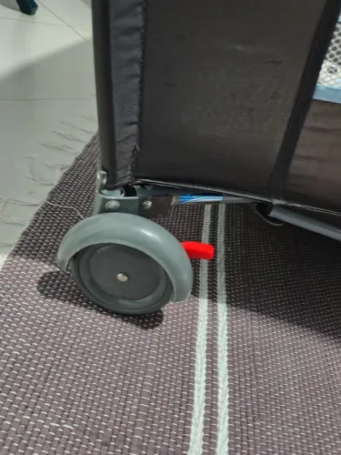 Berço Chiqueirinho Portátil Cosco Toybar Azul Até 15 Kg Azul