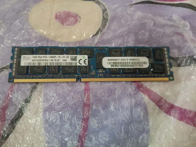 Kit 2 Memórias ram Skhynix (16x2=32Gb) 1866mhz DDR3 ECC