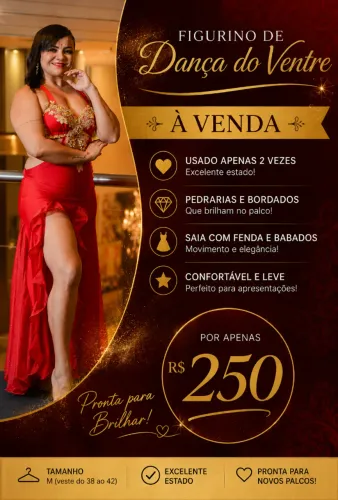 Figurino Dança do Ventre 