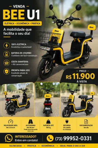 Venda de moto elétrica