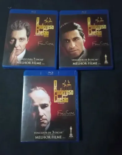 3 Blu-ray Trilogia Poderoso Godfather The Coppola Restoration