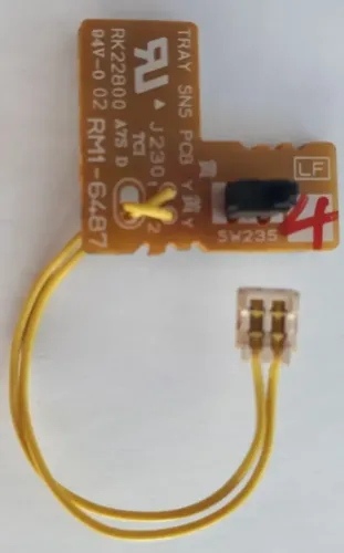 Rm1-6487 Sensor Bandeja Papel + Suporte Impressora Hp P3015 (Usado)