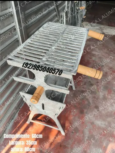 Churrasqueira de aluminio