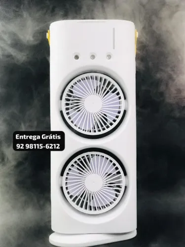 Mini ventilador de mesa - umidificador de ar - entrega grátis
