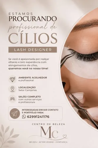 Vaga lash design /extensionistas de cílios