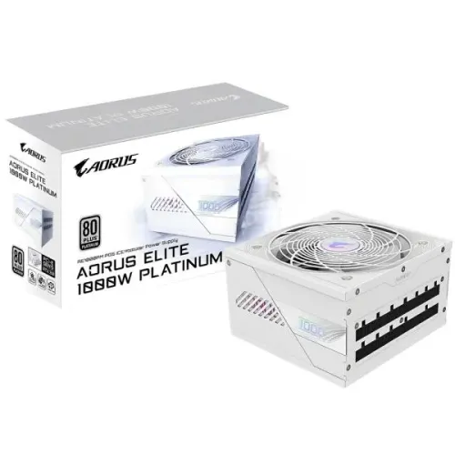 Fonte de Alimentação Gigabyte GP-AE1000PM PG5 ICE 1000 W 80 PLUS Platinum Totalmente modul