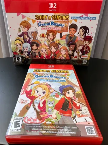 Story of Seasons Grand Bazaar Premium Edition Switch 2 Completa