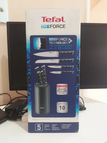 Faqueiro Tefal 4 peças com suporte 10 anos de garantia