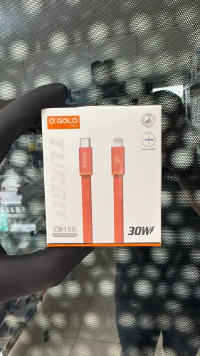 Cabo Turbo 30W USB-C para Lightning CB155 - Carregamento Rápido iPhone,Premium