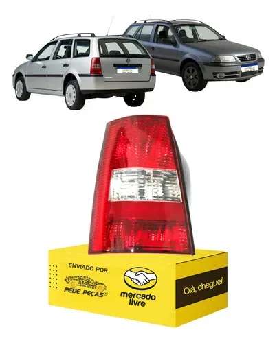 Lanterna Sinaleira Parati G3 2003 2004 2005 Cristal L.e Esquerdo/motorista Vermelho