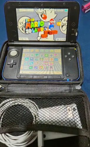Nintendo 3ds XL desbloqueado com case
