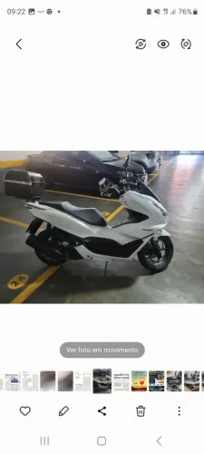 PCX 160 DLX ABS branca, ótima