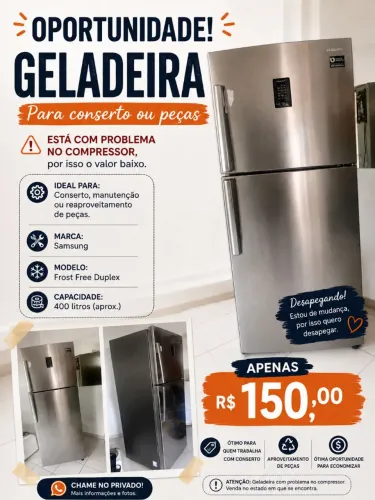 Oportunidade - Venda de Geladeira