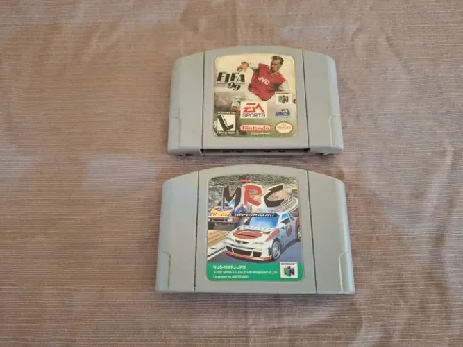 2 cartuchos originais nintendo 64 funcionando