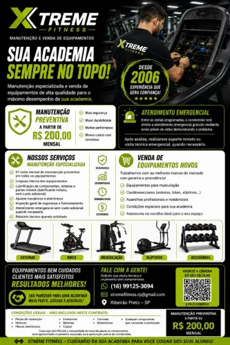Academia assistência técnica