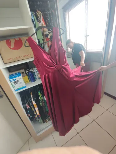 Vestido de festas marsala GG (nunca usado)