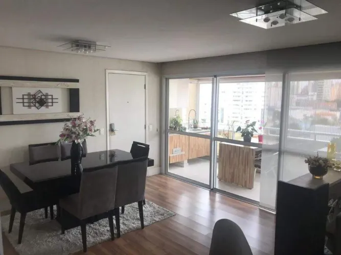 Apartamento residencial à venda em Santo André Centro 128 m², 3 suítes, varanda gourmet