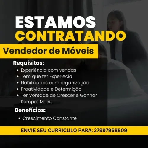 Vendedor Começar Imediato