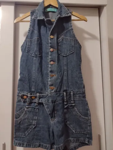 Macaquinho jeans