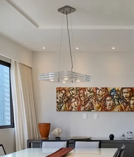 Linda Luminária Pendente ou opção de sobrepor