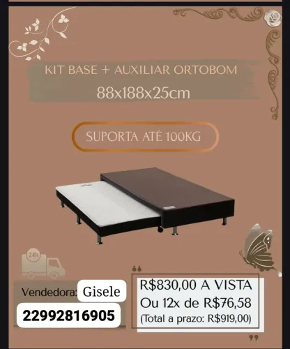 Kit base + Auxiliar Ortobom