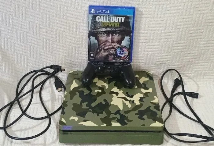 PREÇO A NEGOCIAR Ps4 Slim Edição Call of Duty wwll 1TB