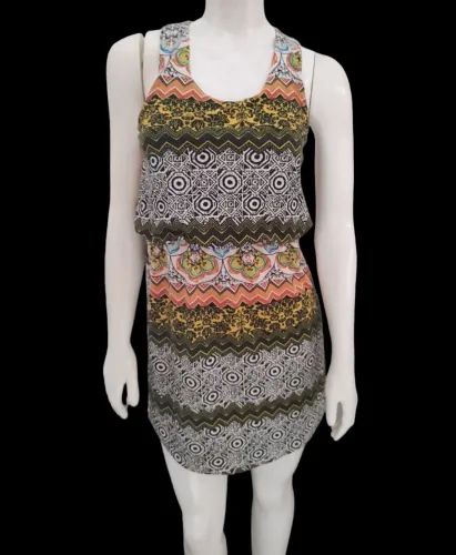 Vestido estampado forrado