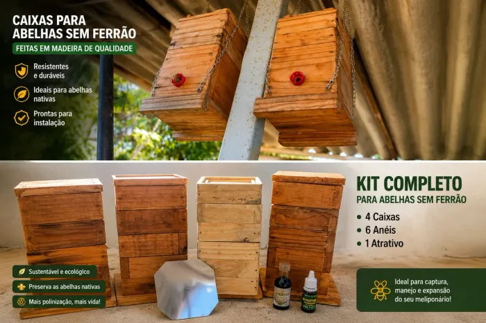 Kit meliponicultura sem ferrão 