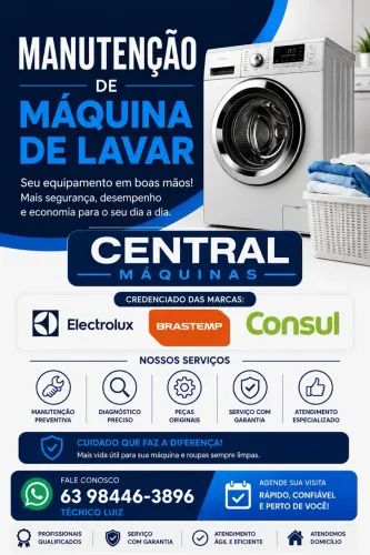 Assistência Técnica de Máquinas de Lavar | Peças Originais e Garantia