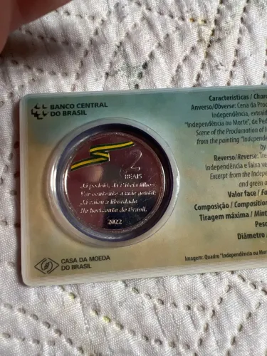 Moeda 2 reais collector, edição 14 fabricada.