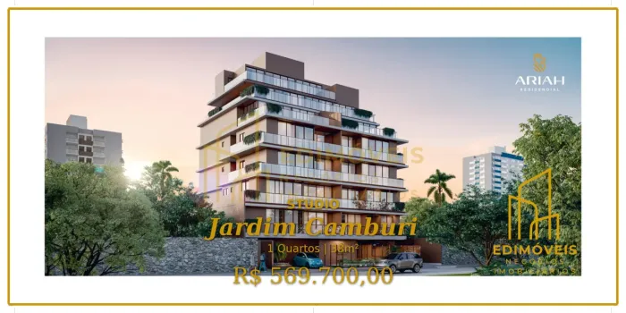Estilo de Vida Moderno: Studio com Garden em Jardim Camburi - Agende sua Visita!