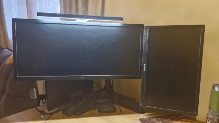 Setup Dual Monitor Completo LG Ultrawide 27 + Monitor Philips 19? Suporte + Hub USB-C HDMI