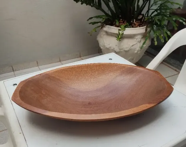 Gamela madeira nobre grande