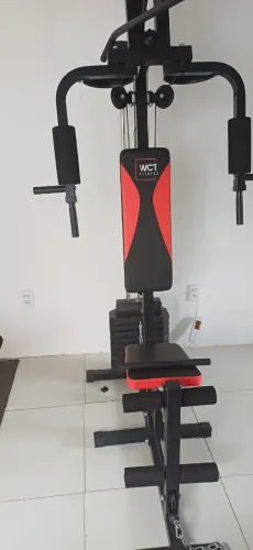 Estação De Musculação De 45kg Wct Fitness Cor da estrutura Preto Cor do estofamento Preto