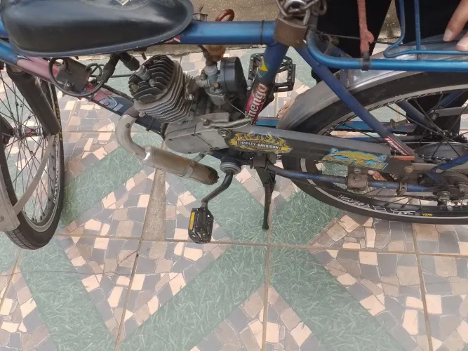 Bicicleta motorizada só pega e andar
