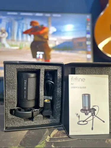 Microfone FIFINE A2 RGB USB (NOVO)