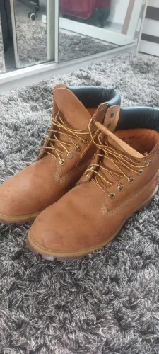 Bota Timberland Yellow Boot Premium 6-Inch Original - Tamanho 43