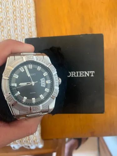 Relógio Orient Masculino 100m Aço Inox - Excelente Estado