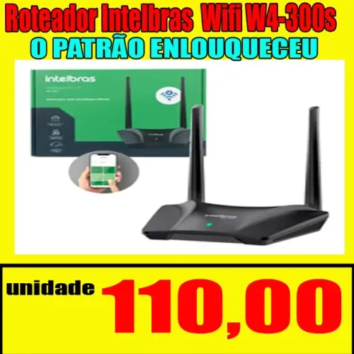Roteador Intelbras Wi-force Porta Fast Wifi W4-300s 1142 d571