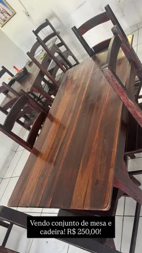 Vendo conjunto de mesas e cadeiras!