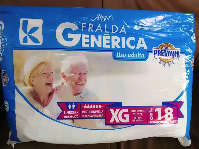 Fraldas Geriátrica Tam XG 