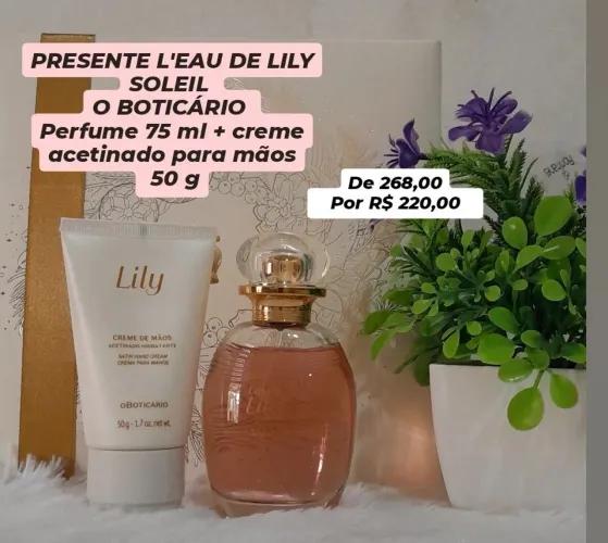 KIT LILY O BOTICÁRIO 