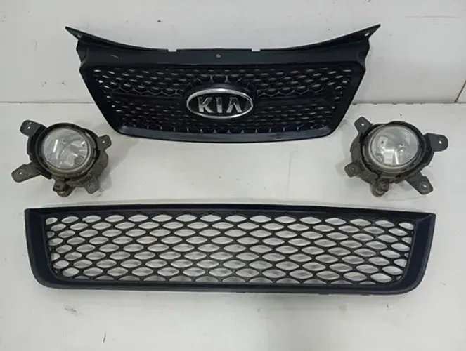 Grade Kia Picanto 2008 A 2012 Original 25376 Preto Fosco