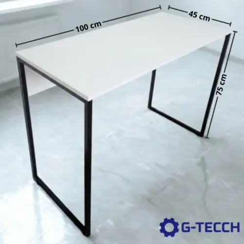 Mesa para Computador 1m NOVA Escrivaninha Industrial Multiuso Notebook de Escritório Birô