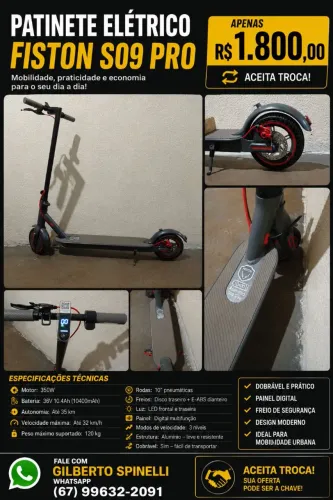 Patinete Foston S09 novo